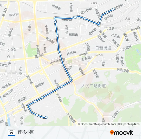 527路 Bus Line Map