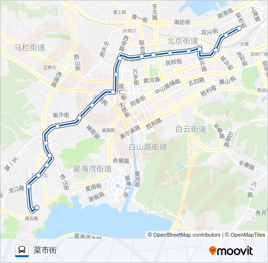 公交528路的线路图