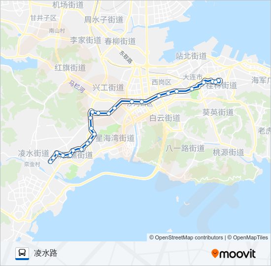 公交533路的线路图