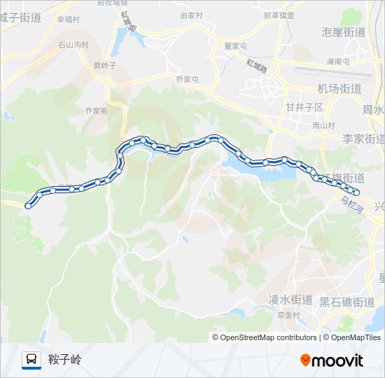公交535路的线路图