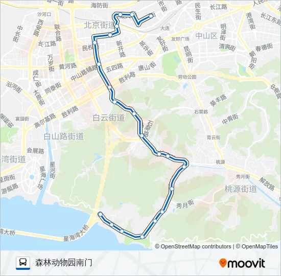 541路 Bus Line Map