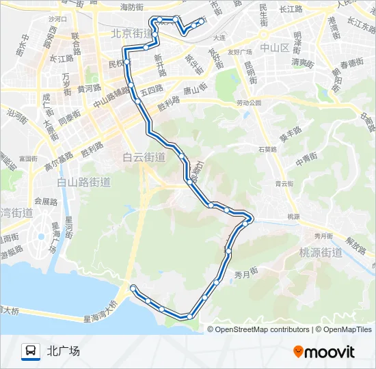 541路 Bus Line Map