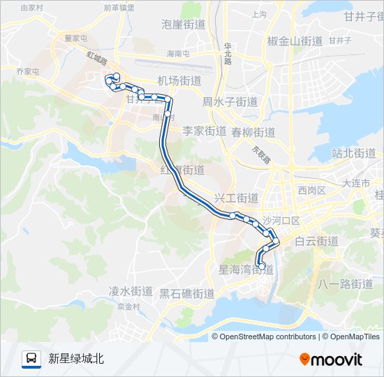 542路 Bus Line Map