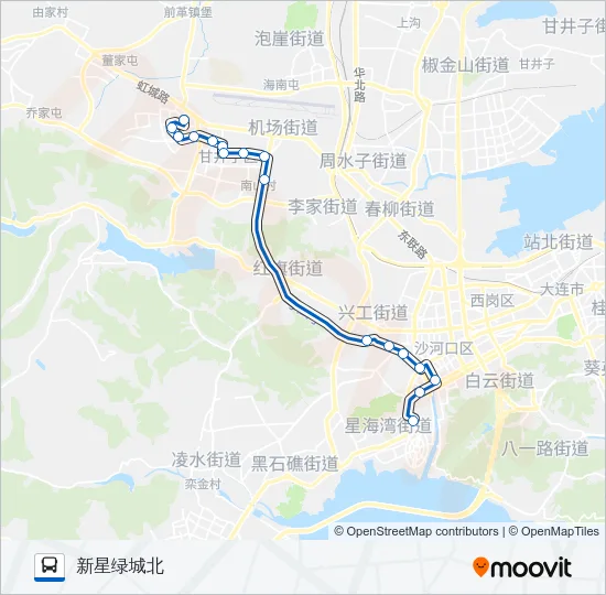 542路 Bus Line Map