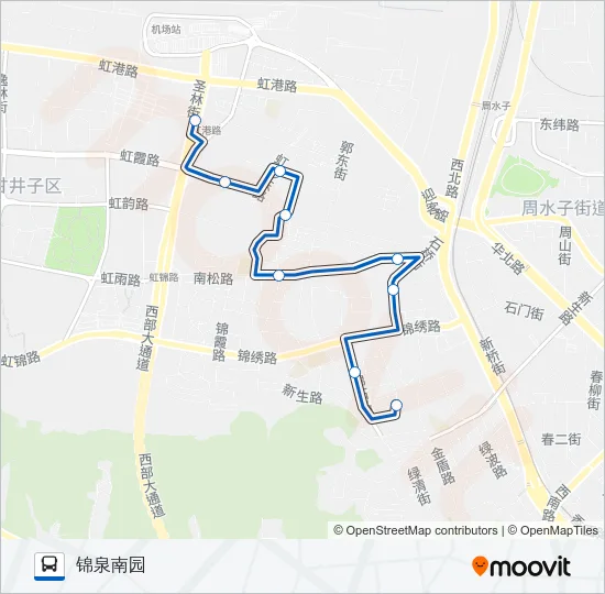543路 Bus Line Map