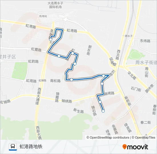 543路 Bus Line Map