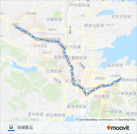 701路 Bus Line Map