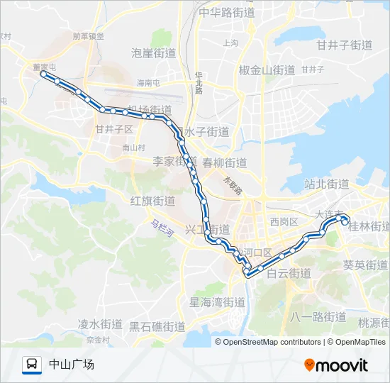 701路 Bus Line Map