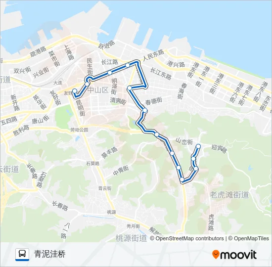 703路 Bus Line Map