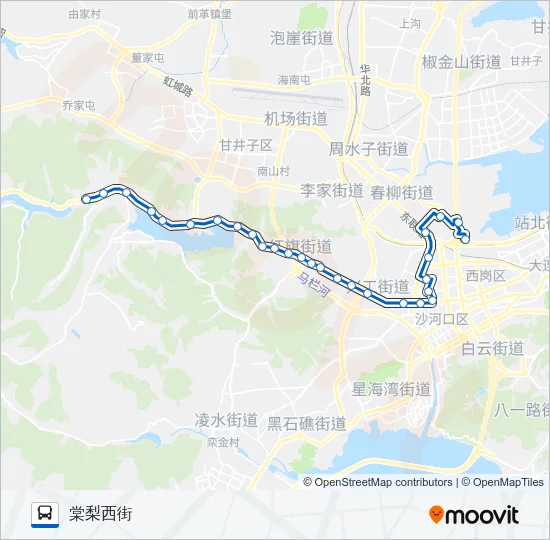 705路 Bus Line Map