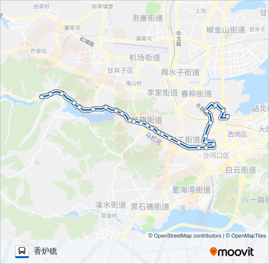 705路 Bus Line Map