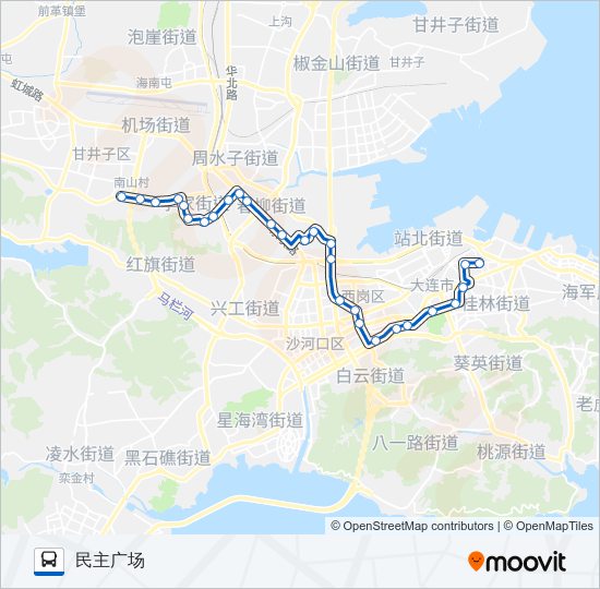 707路 bus Line Map