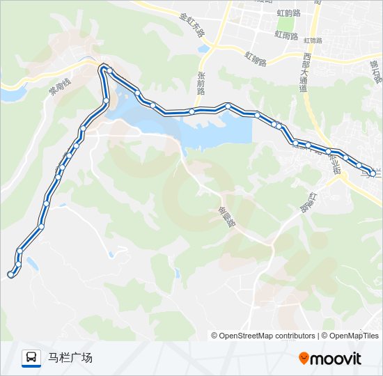 709路 Bus Line Map
