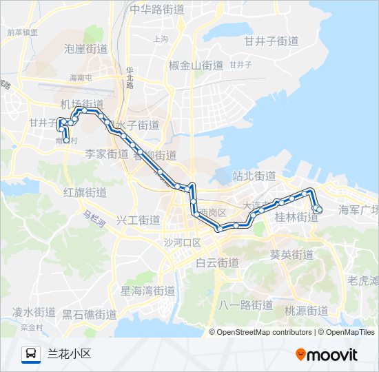 710路 Bus Line Map