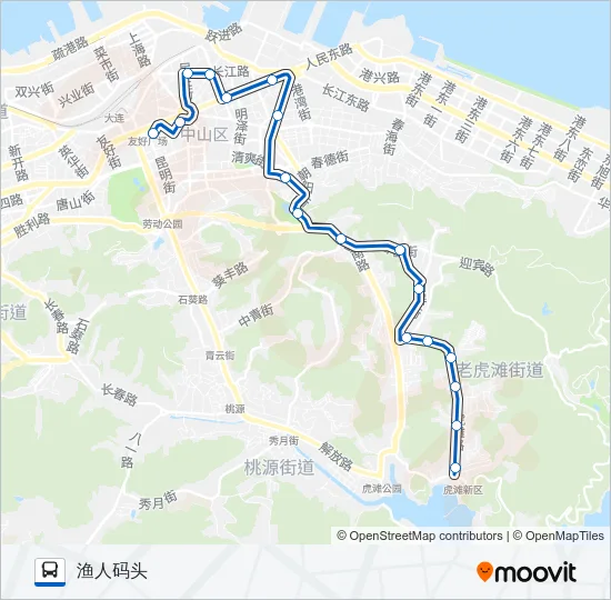712路 Bus Line Map