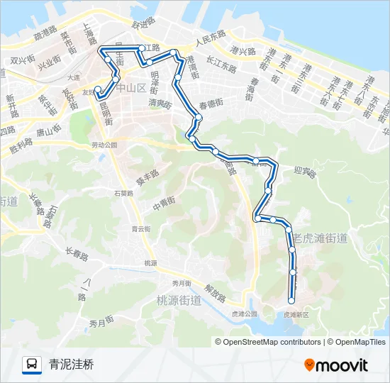 712路 Bus Line Map