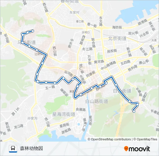 715路 Bus Line Map