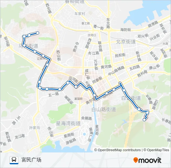 715路 Bus Line Map