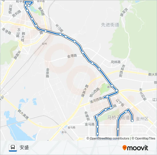 801路 Bus Line Map