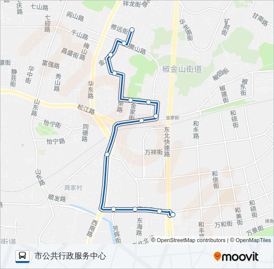 807路 Bus Line Map