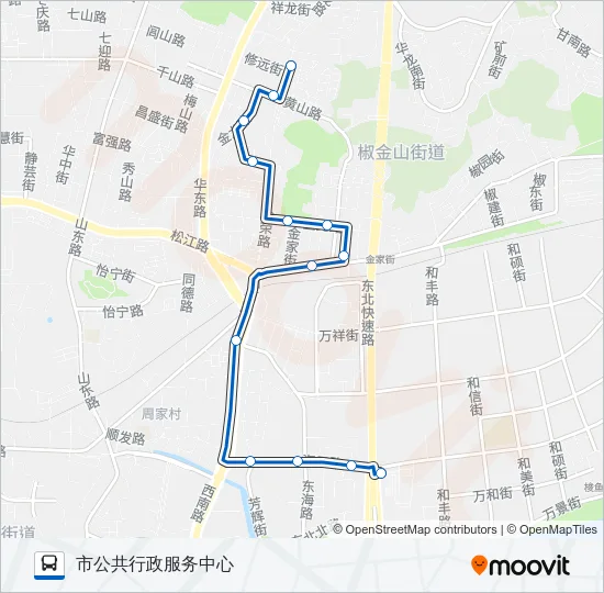 807路 Bus Line Map