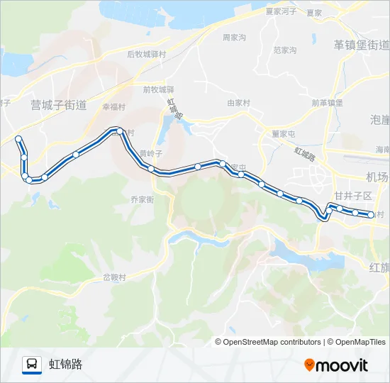 906路 Bus Line Map