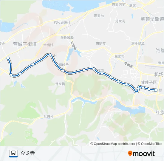 906路 Bus Line Map