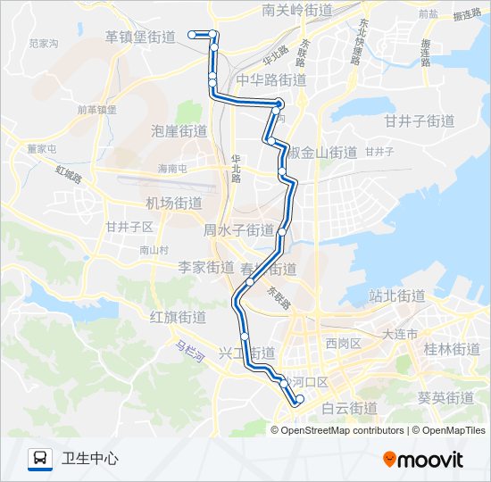 907路 bus Line Map