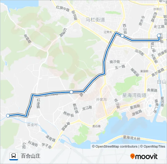 931路 Bus Line Map