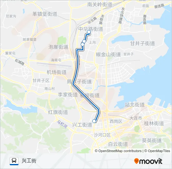 932路 Bus Line Map