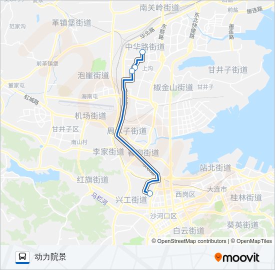 公交932路的线路图