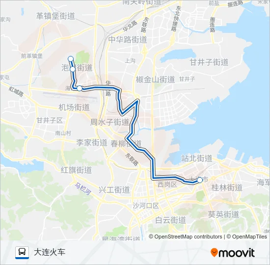 933路 Bus Line Map
