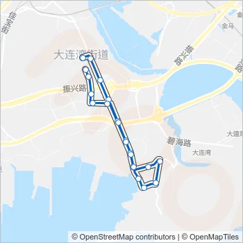 湾环2路 Bus Line Map