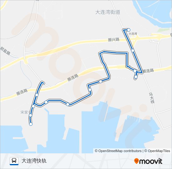 公交湾环3路的线路图