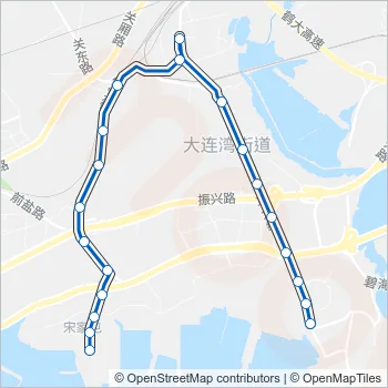 湾环4路 Bus Line Map