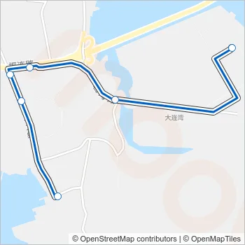 湾环5路 Bus Line Map
