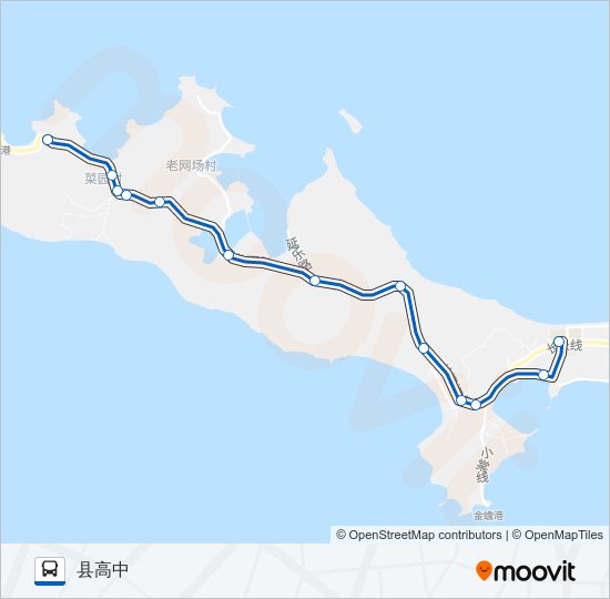 长海2路 bus Line Map
