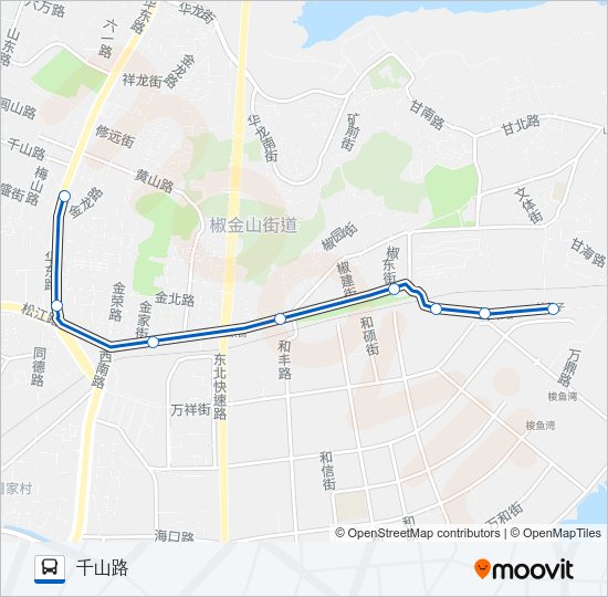 公交20加车路的线路图