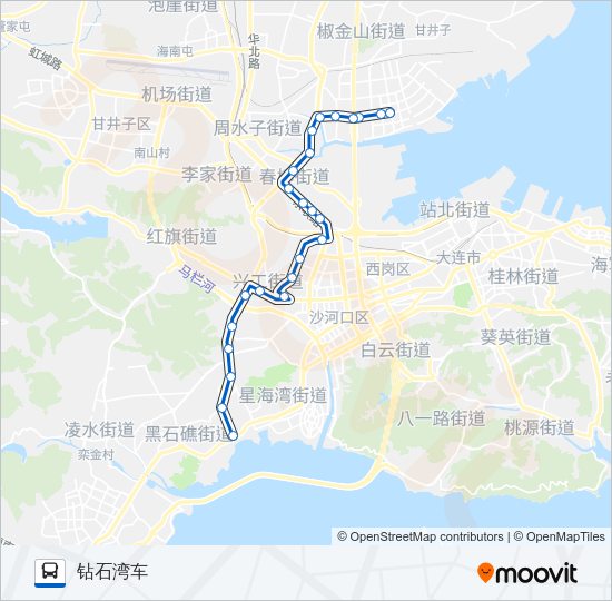公交25加车路的线路图