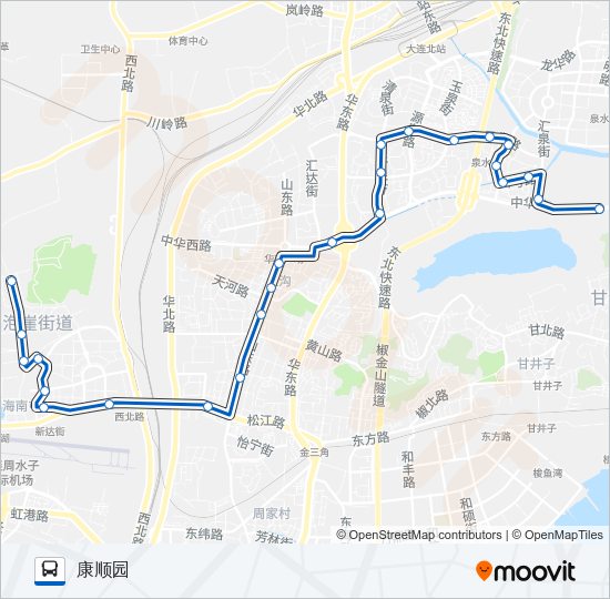 公交38加车路的线路图