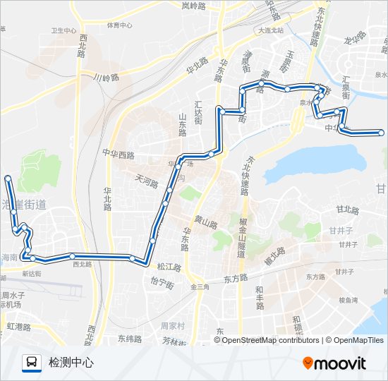 公交38加车路的线路图