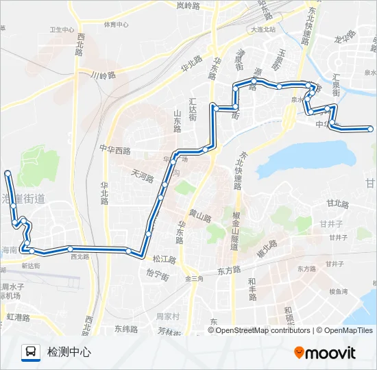 38路加车 Bus Line Map