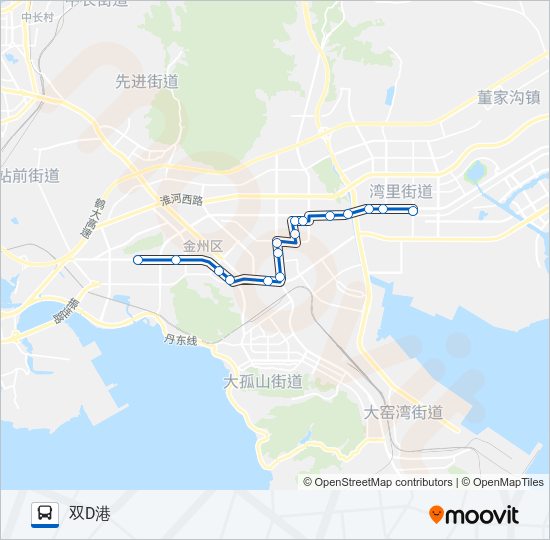 公交开发区3路的线路图