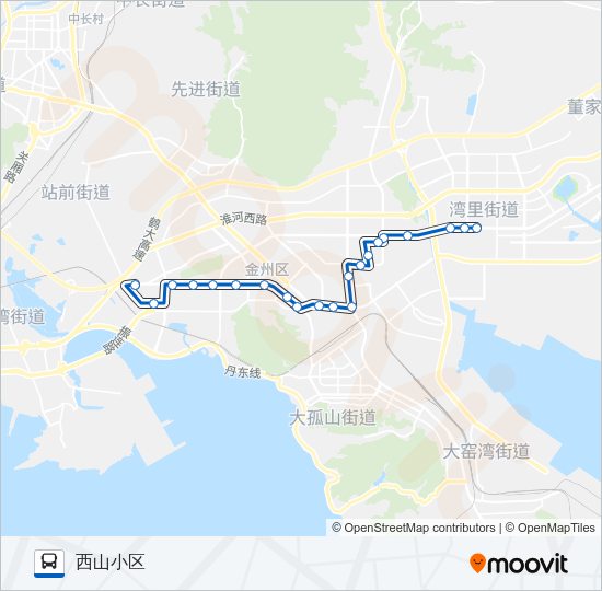 开发区3路 Bus Line Map