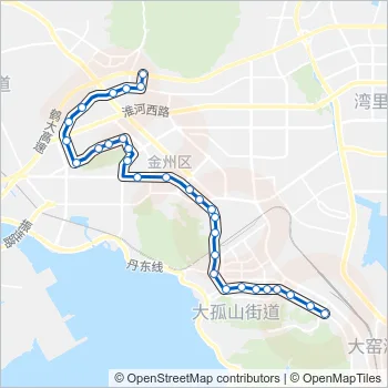 开发区4路 Bus Line Map