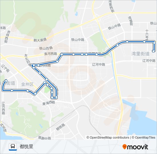 开发区7路 Bus Line Map