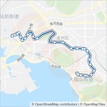 开发区8路 Bus Line Map