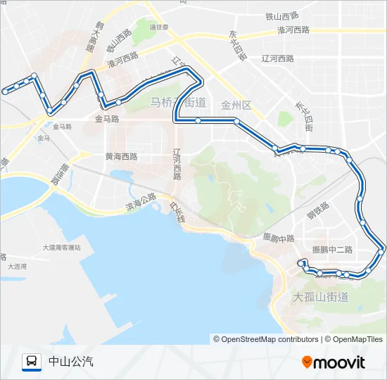开发区8路 Bus Line Map