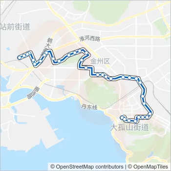 开发区8路 Bus Line Map