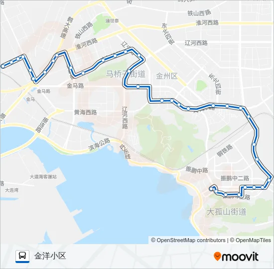 公交开发区8路的线路图